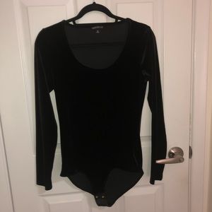 J. Crew Tops - J. Crew Black Velvet Bodysuit J. Crew Tops - J. Crew Black Velvet Bodysuit